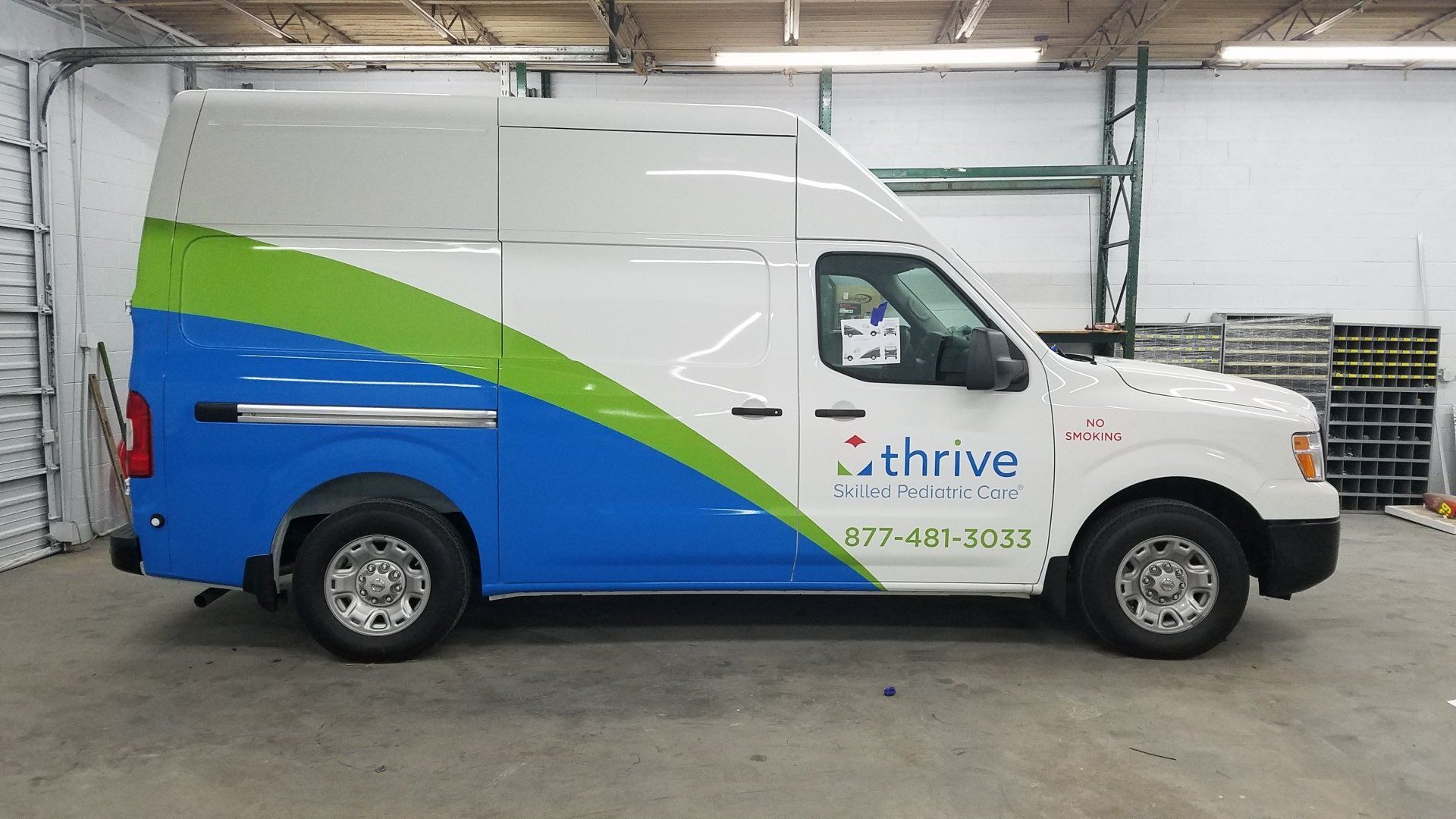 thrive Skilled Pediatric Care Commercial Vehicle Wrap